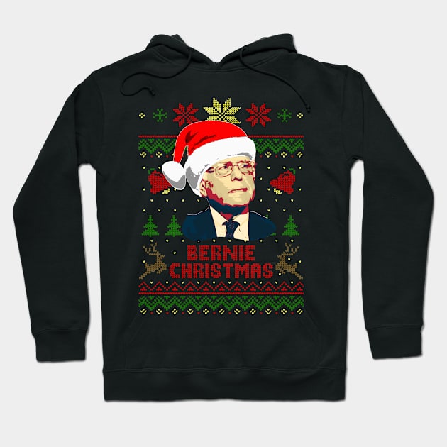 Bernie Sanders Christmas Hoodie by Nerd_art